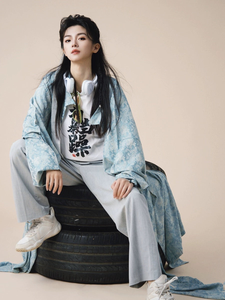 Tang Dynasty Hanfu Robe - Unsugared 不甜