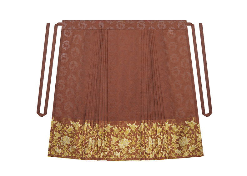 Ming Dynasty Modern Hanfu, Mamianqun, Amber (Preorder)