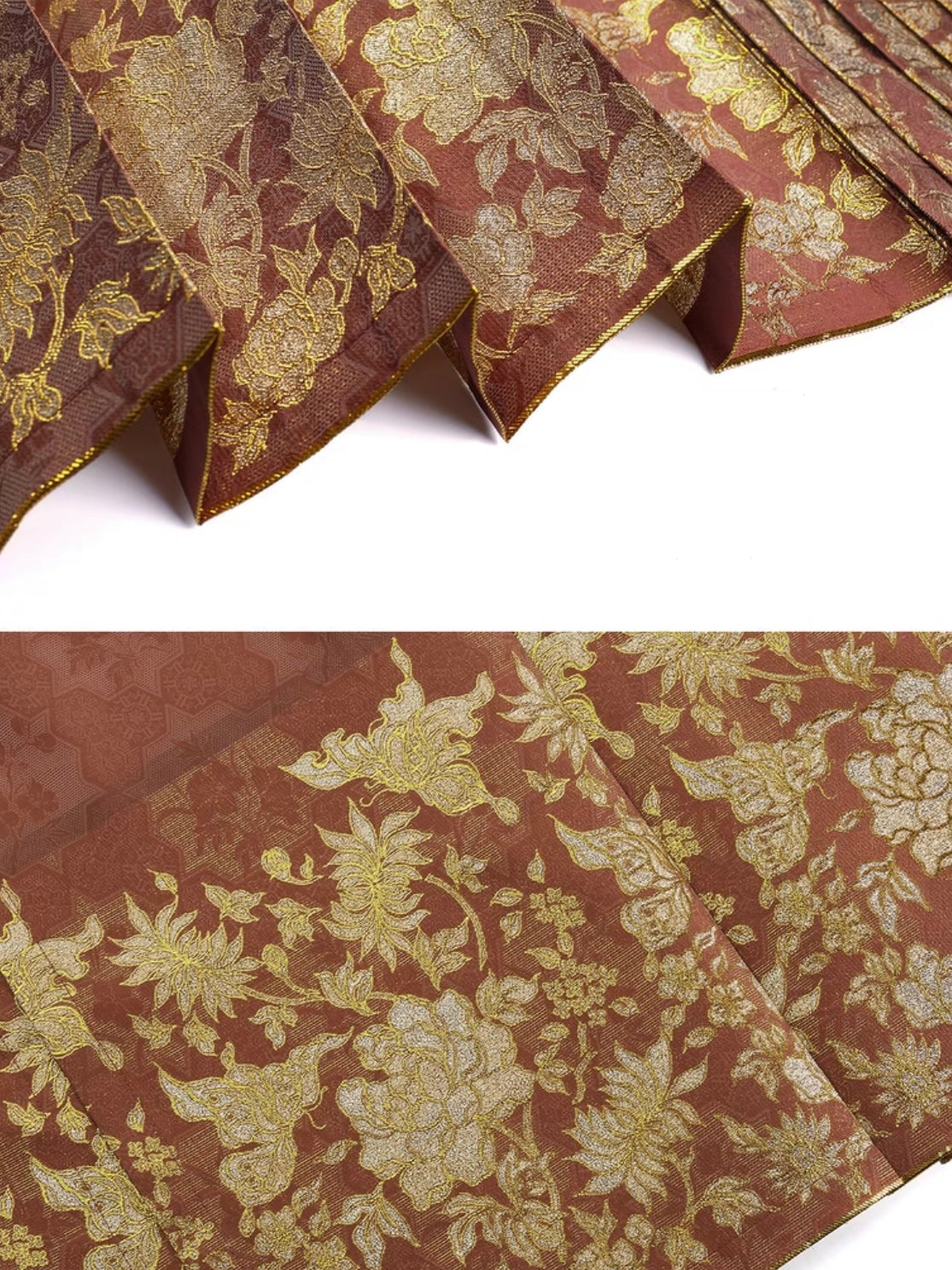Ming Dynasty Modern Hanfu, Mamianqun, Amber (Preorder)