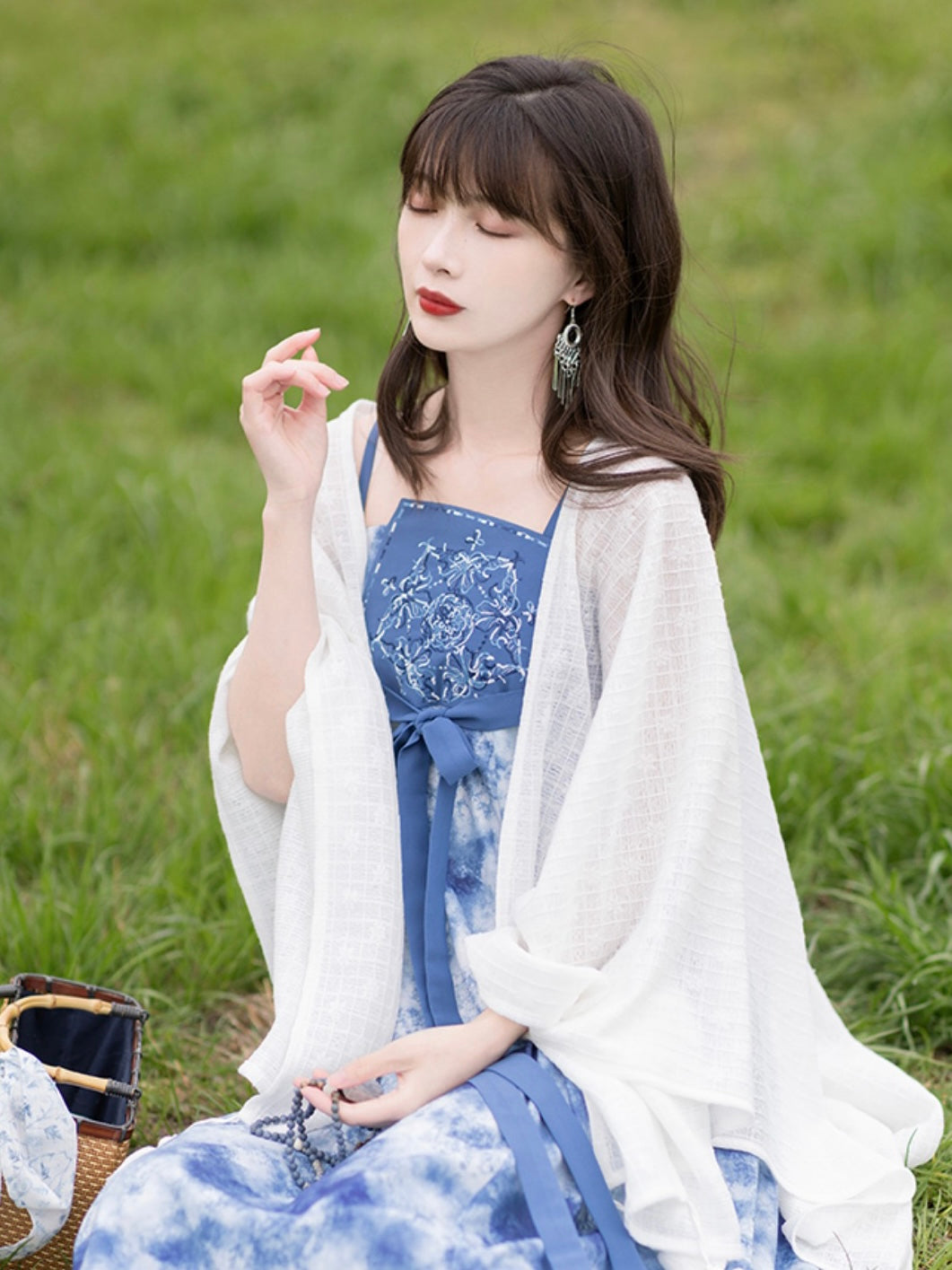 Ripples Modern Tang Style Hanfu Dress