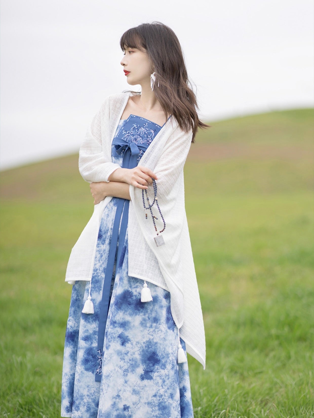 Ripples Modern Tang Style Hanfu Dress