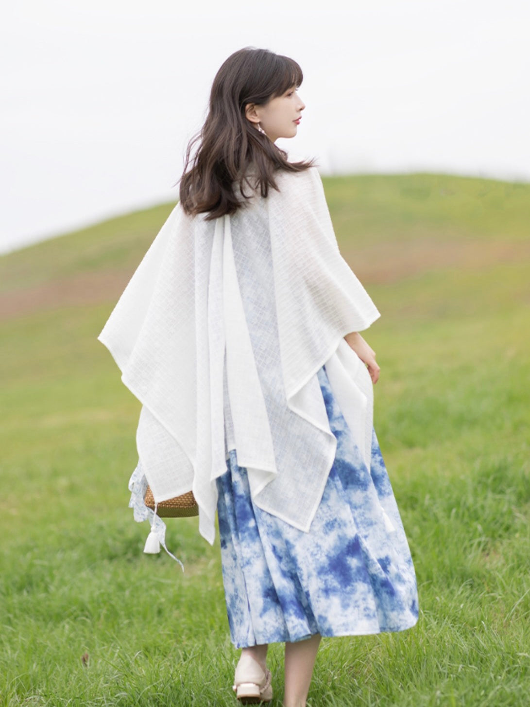 Ripples Modern Tang Style Hanfu Dress