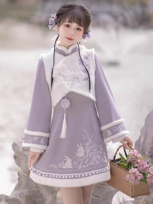 Qi Lolita Cheongsam Inspired, Furry Bunny