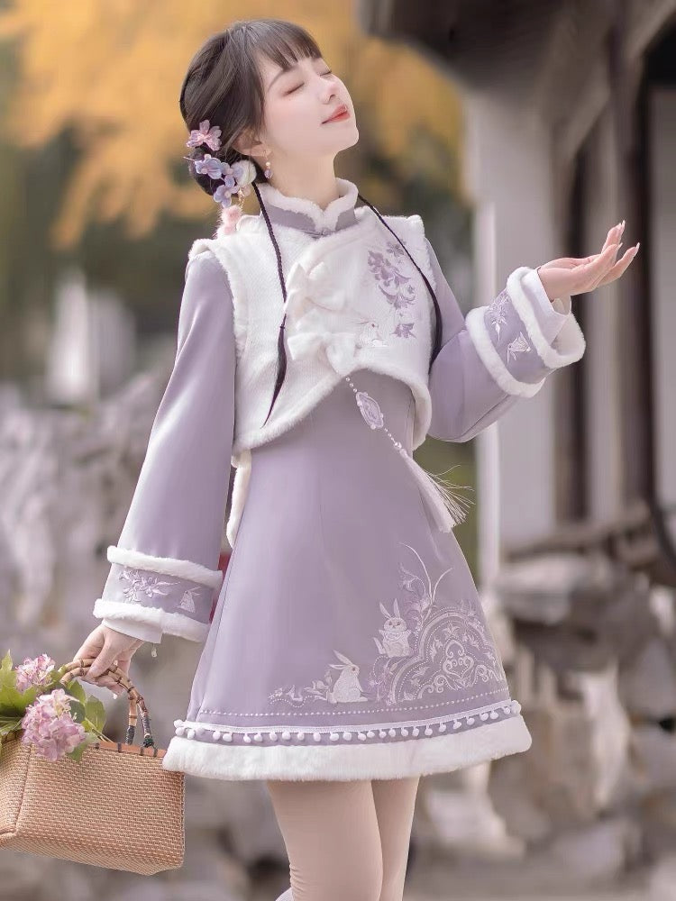 Qi Lolita Cheongsam Inspired, Furry Bunny