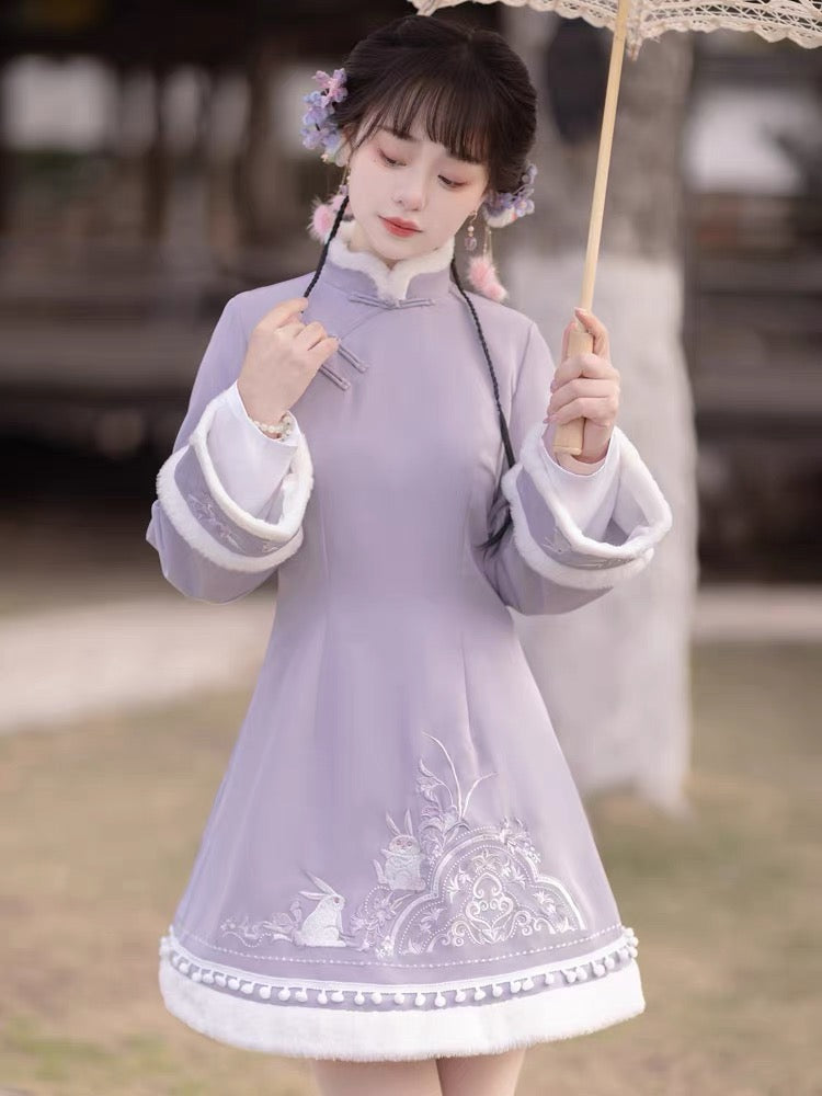 Qi Lolita Cheongsam Inspired, Furry Bunny