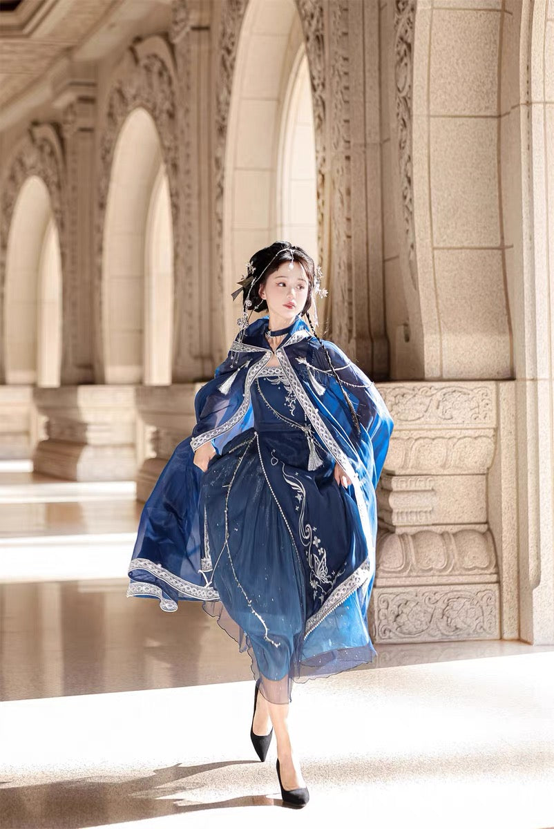 Qi Lolita Dunhuang Flying Fairy Style Costume, Starlight