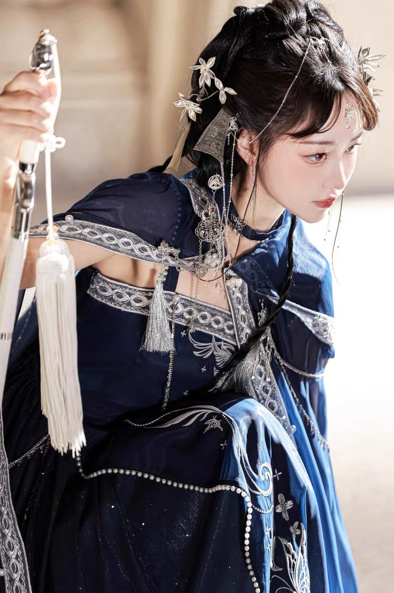 Qi Lolita Dunhuang Flying Fairy Style Costume, Starlight
