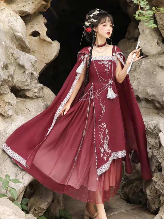 Qi Lolita Dunhuang Flying Fairy Style Costume, Bloodlust