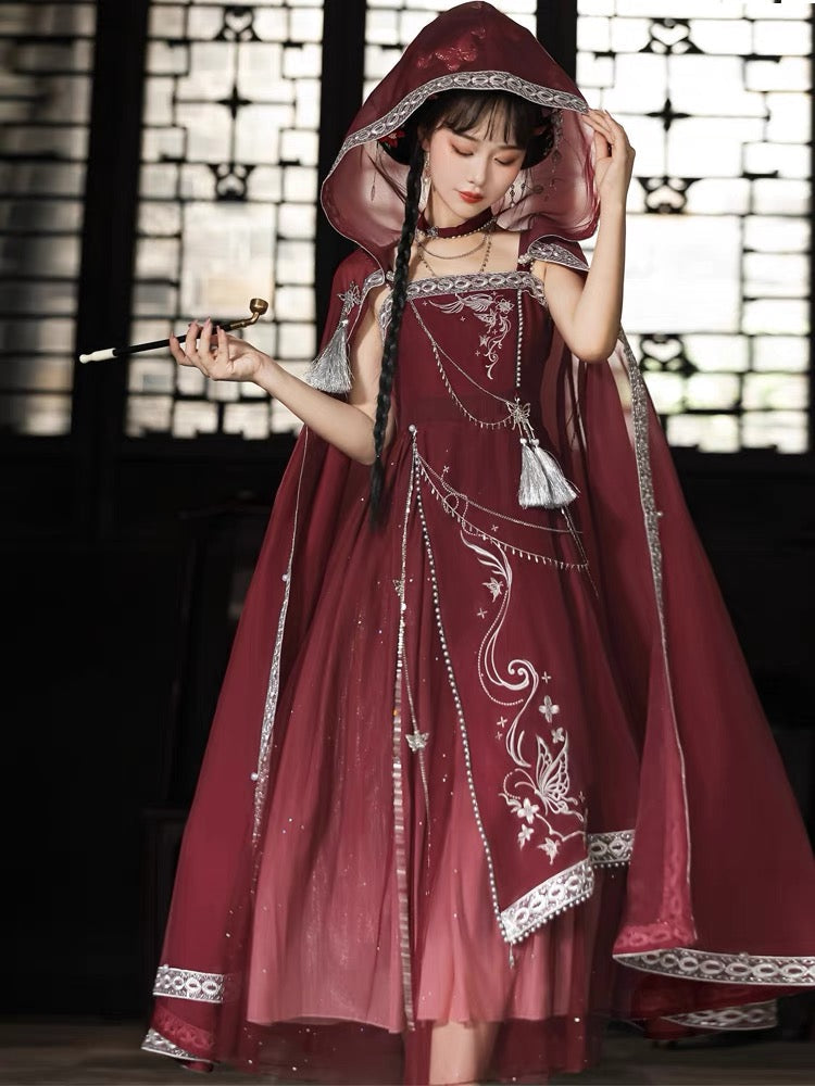 Qi Lolita Dunhuang Flying Fairy Style Costume, Bloodlust