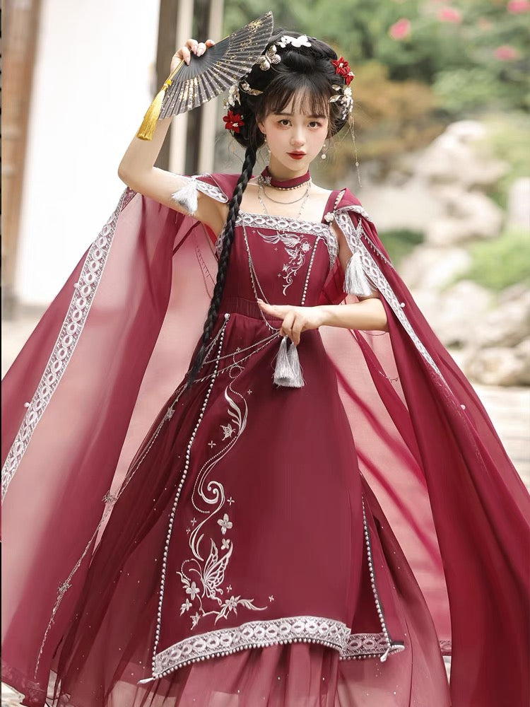 Qi Lolita Dunhuang Flying Fairy Style Costume, Bloodlust