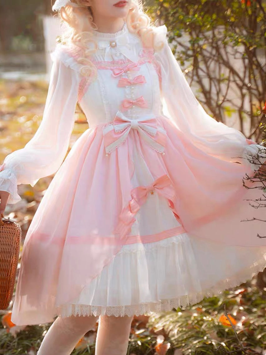 Qi Lolita Ming Dynasty Hanfu, Ribbons and Bows