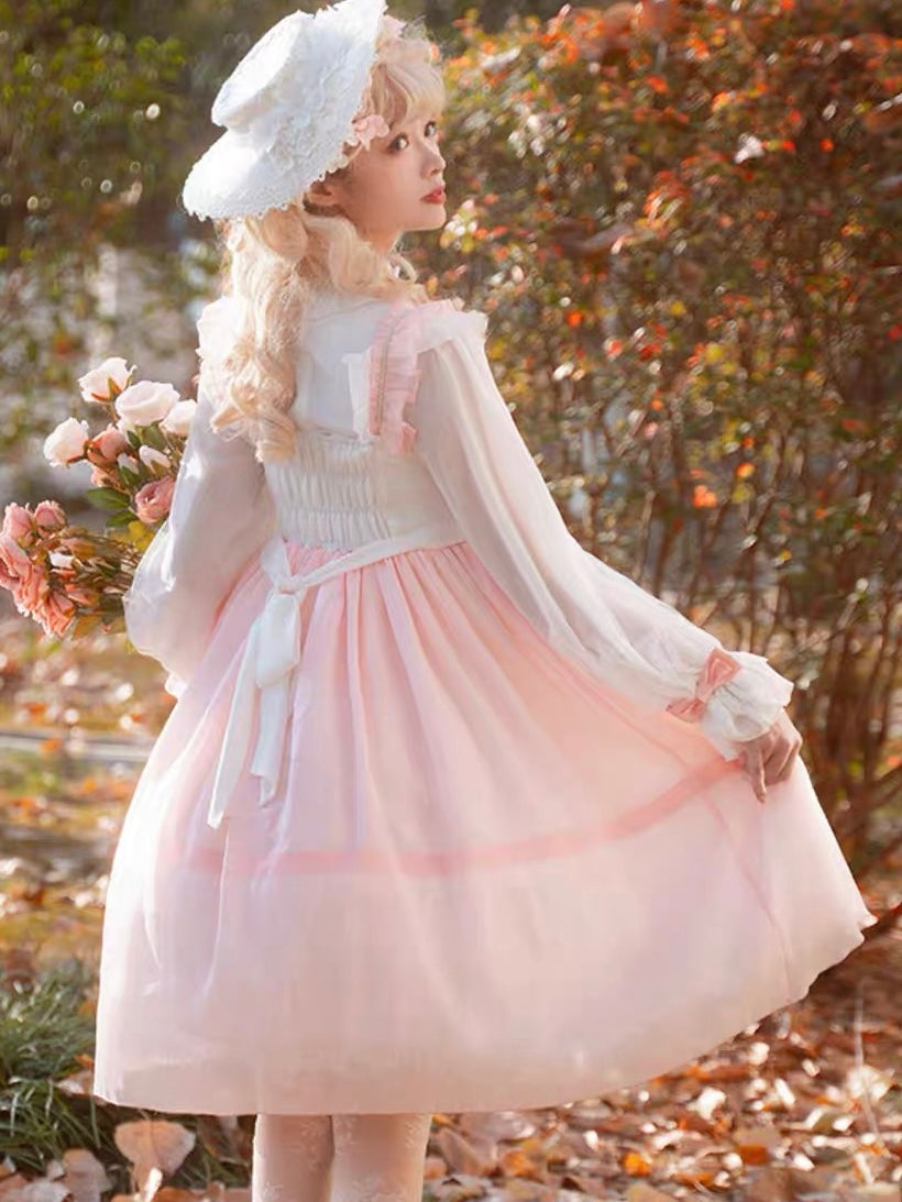 Qi Lolita Ming Dynasty Hanfu, Ribbons and Bows