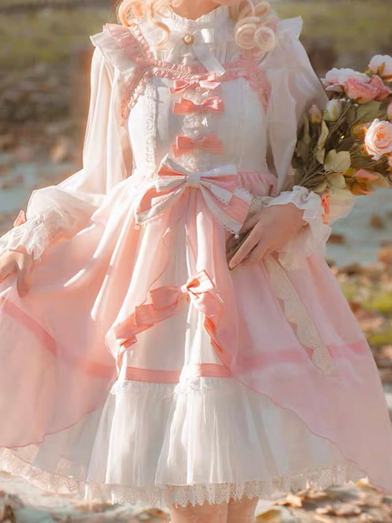 Qi Lolita Ming Dynasty Hanfu, Ribbons and Bows