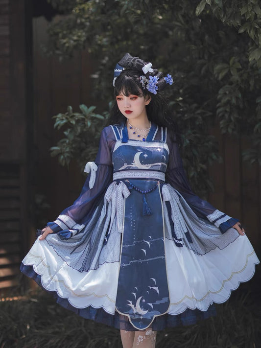 Qi Lolita Tang Dynasty Hanfu, Night Elven