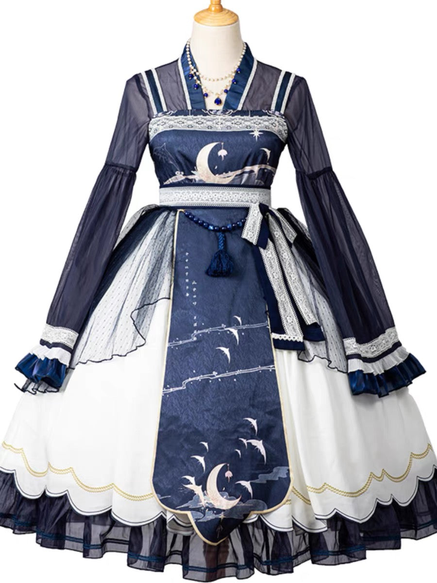 Qi Lolita Tang Dynasty Hanfu, Night Elven