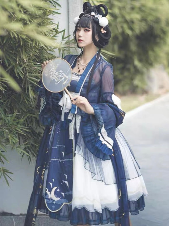 Qi Lolita Tang Dynasty Hanfu, Night Elven