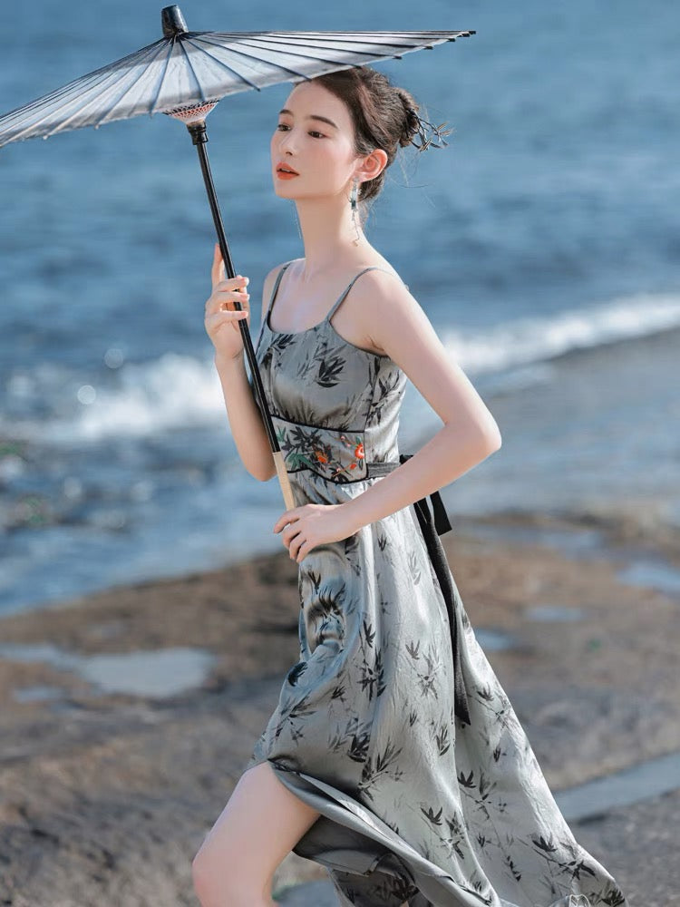 Mia Bamboo Printed Maxi Dress