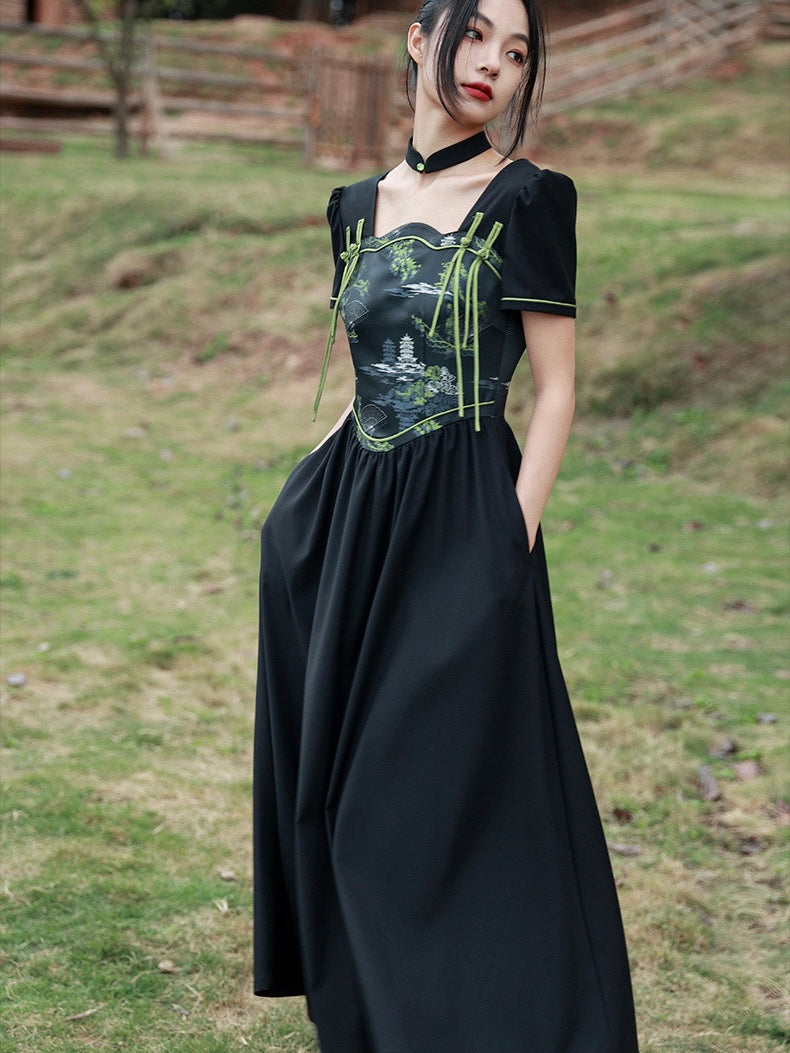 Eleanor Chinese Style Cottage Dress