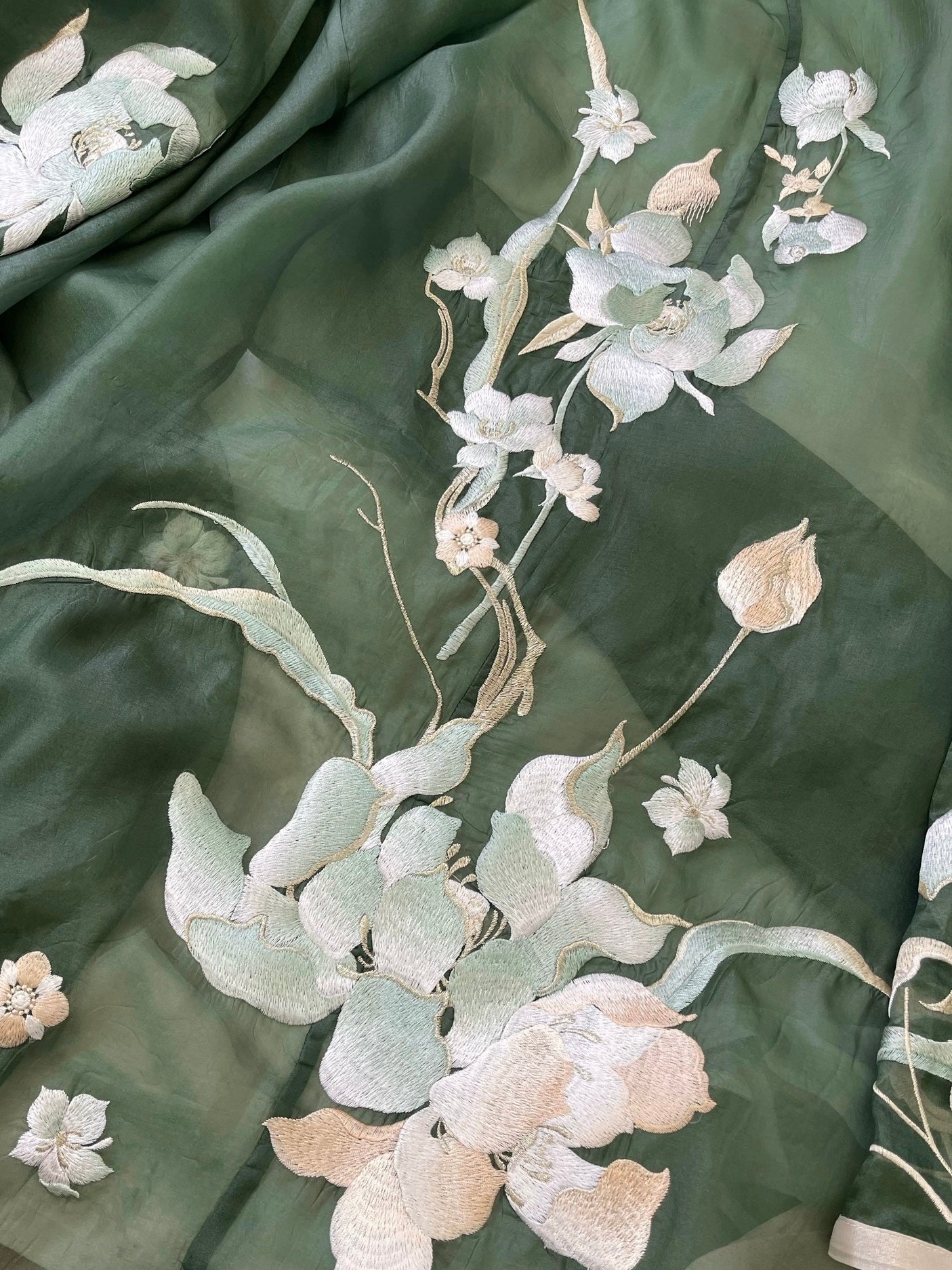 Wei Jin Xianxia Style Qiyao Ruqun - Jade Lotus 玉莲