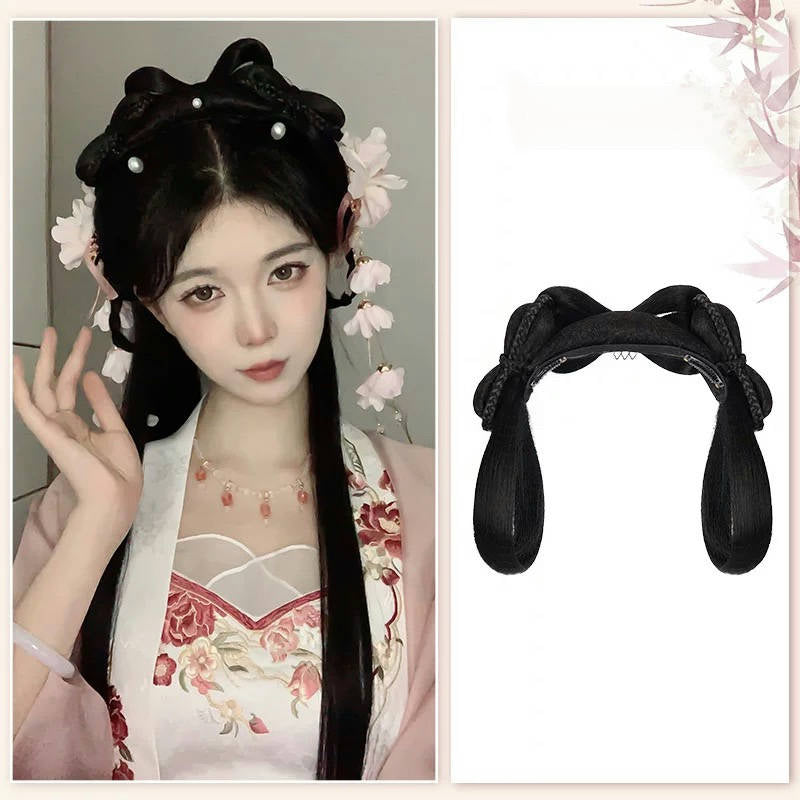 Grace - Ancient Chinese Hair Bun, Headband, and Extensions