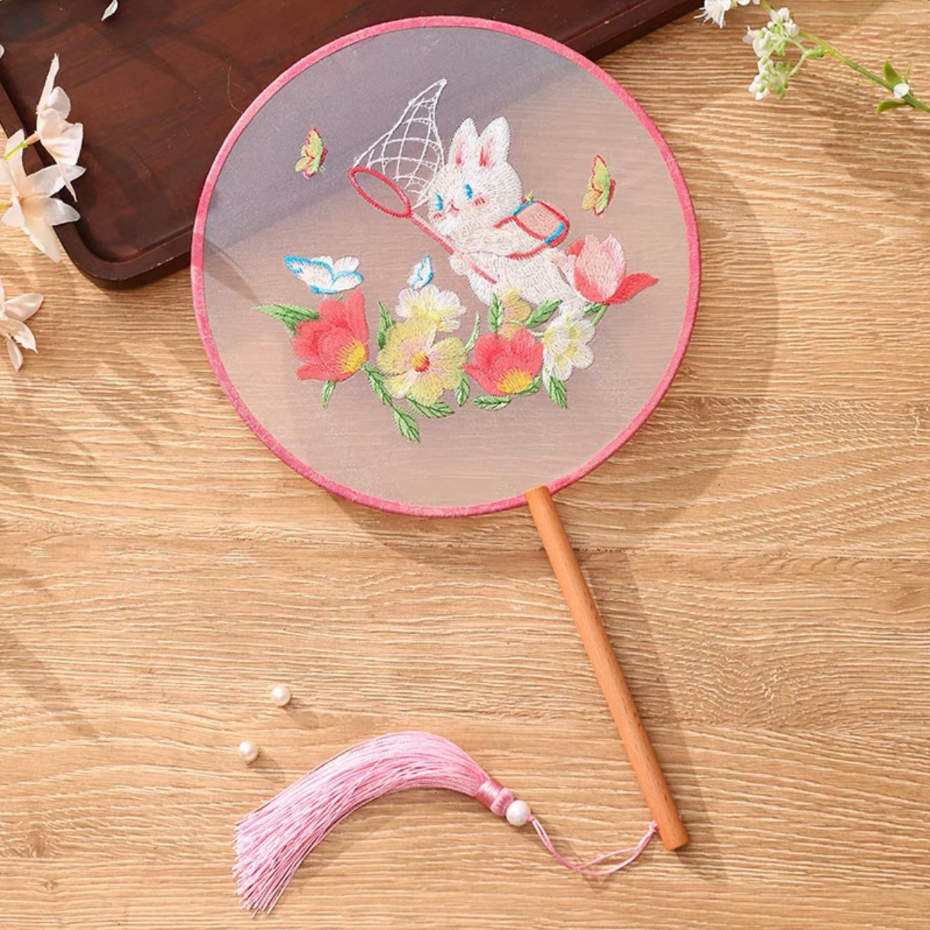 Bunny Hand Fan