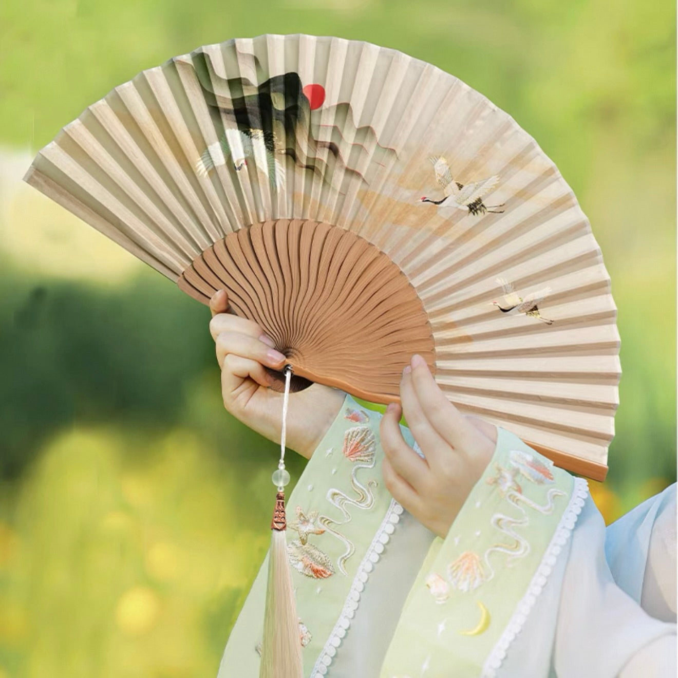 Dusk Folding Fan