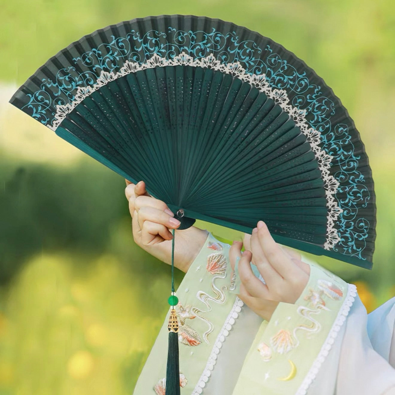 Sea Folding Fan