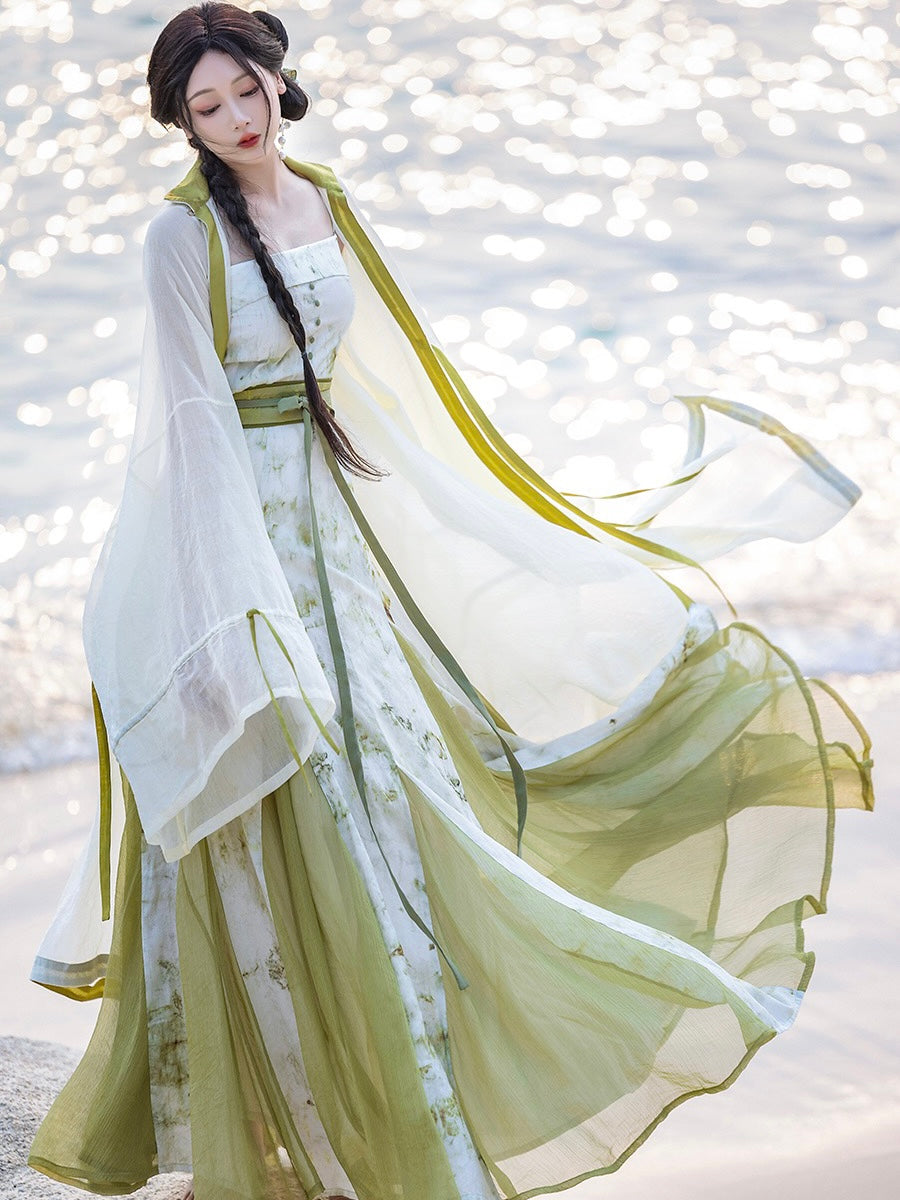 Meadow Modern Song Style Hanfu Dress