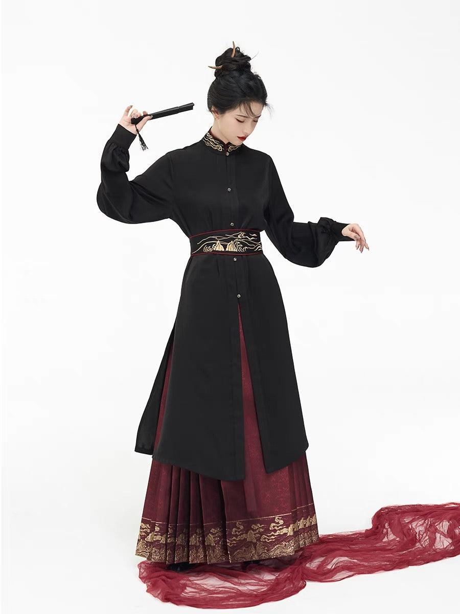 Ming Dynasty Modern Hanfu, Mamianqun, Harolin (Preorder)