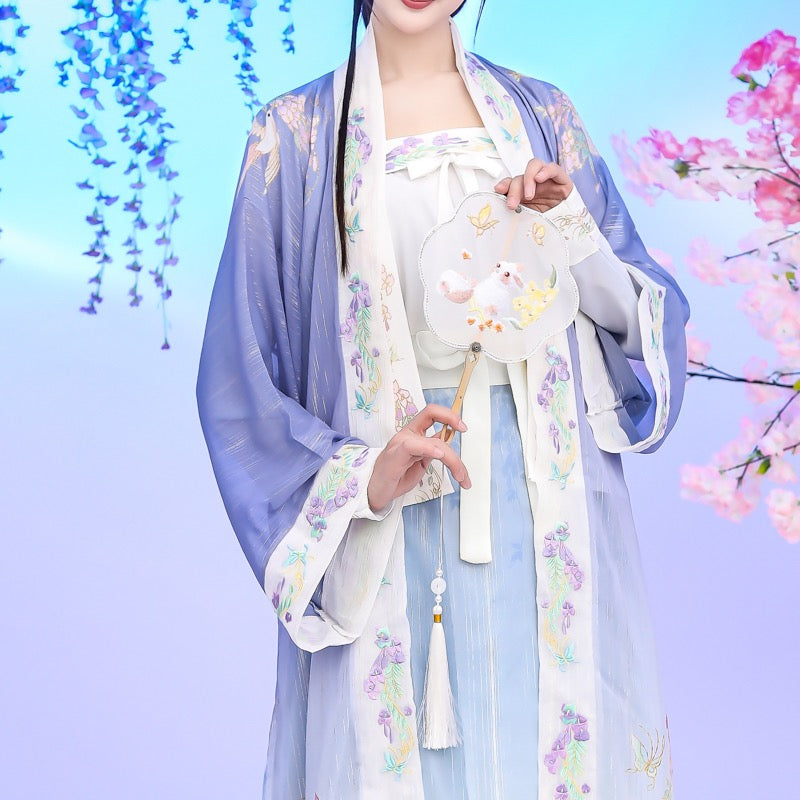 Wisteria Garden - Song Dynasty Hanfu Matching Set