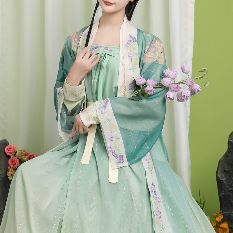 Wisteria Garden - Song Dynasty Hanfu Matching Set