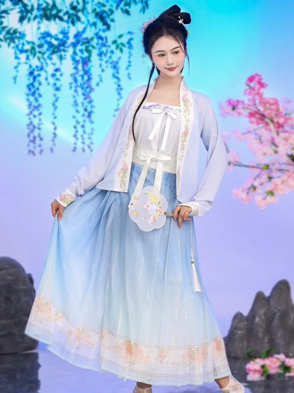 Wisteria Garden - Song Dynasty Hanfu Matching Set