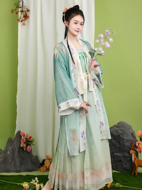 Wisteria Garden - Song Dynasty Hanfu Matching Set