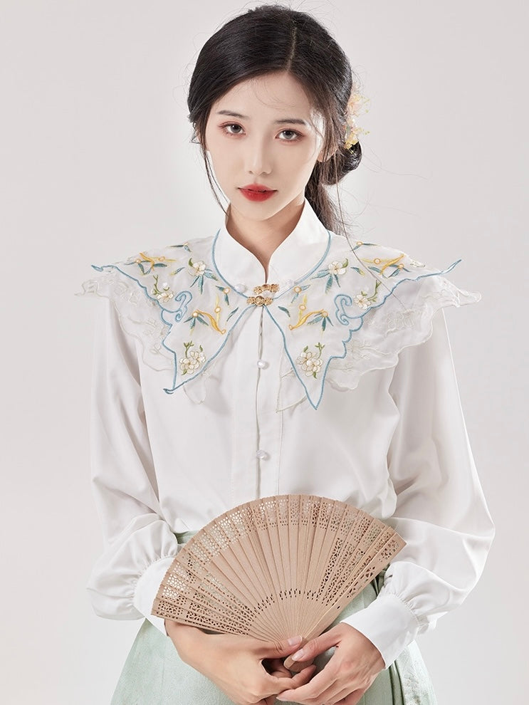 Ming Dynasty Modern Hanfu, Mamianqun, Elina (Preorder)