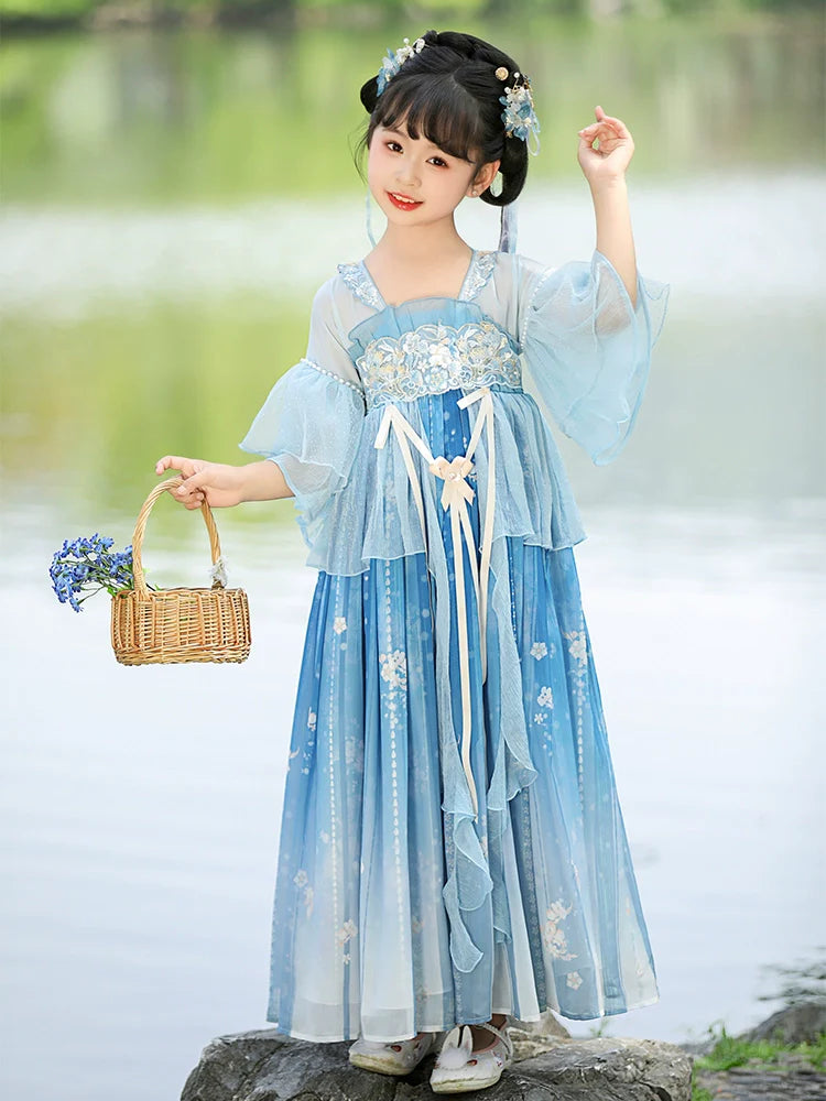Celeste - Tang Dynasty Hanfu Dress for Girls