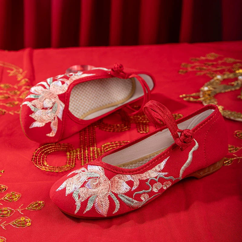 Josephine - Embroidered Hanfu Bridal Shoes