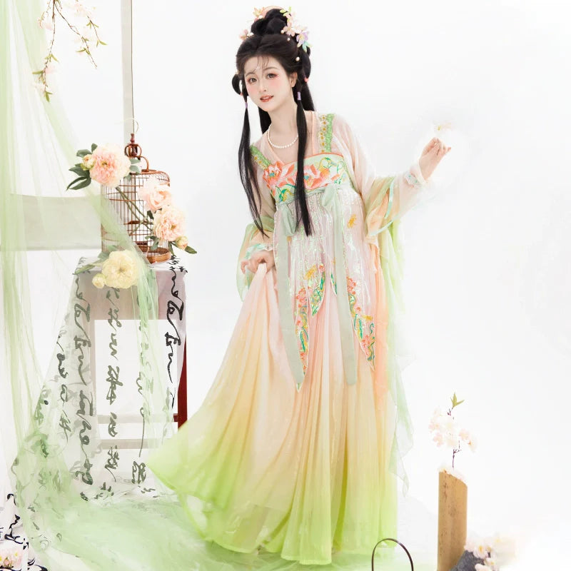 Fairy Words 花仙辞 - Tang Dynasty Style Qixiong Ruqun