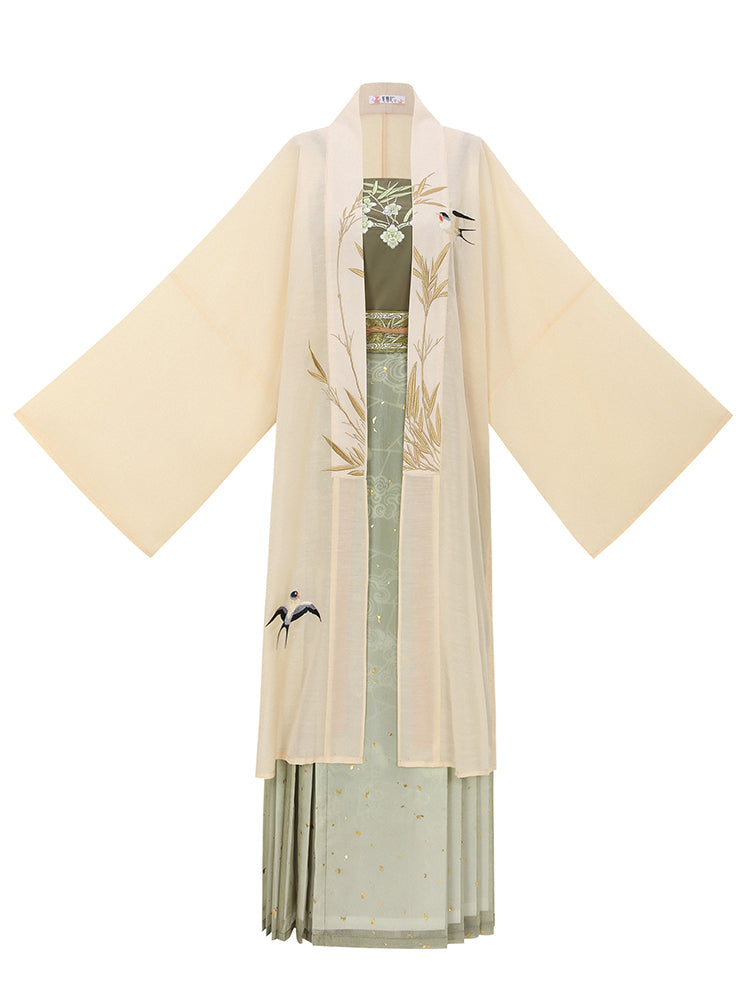 Spring Snow 春外雪 - Song Dynasty Style Qiyao Ruqun Hanfu