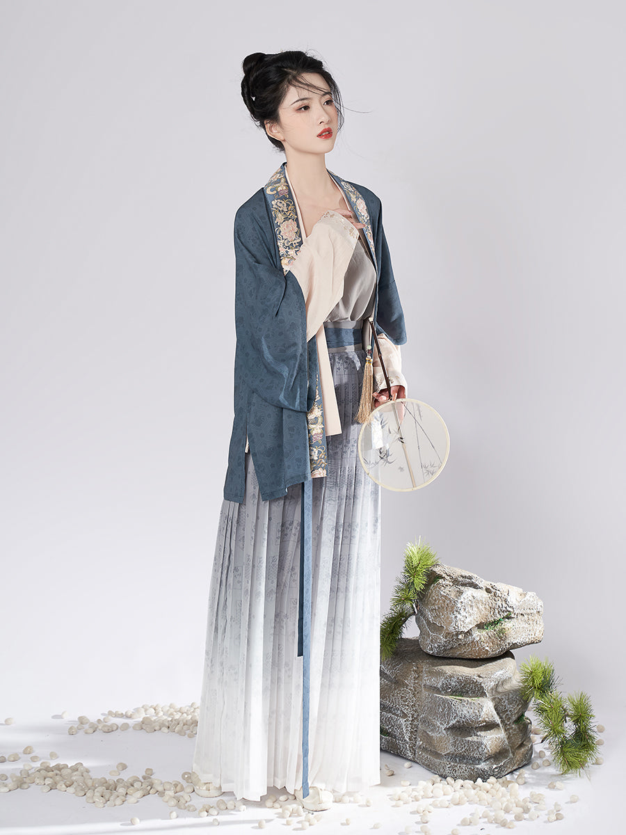 Rolling Autumn 挽秋 - Song Dynasty Style Qiyao Ruqun Hanfu