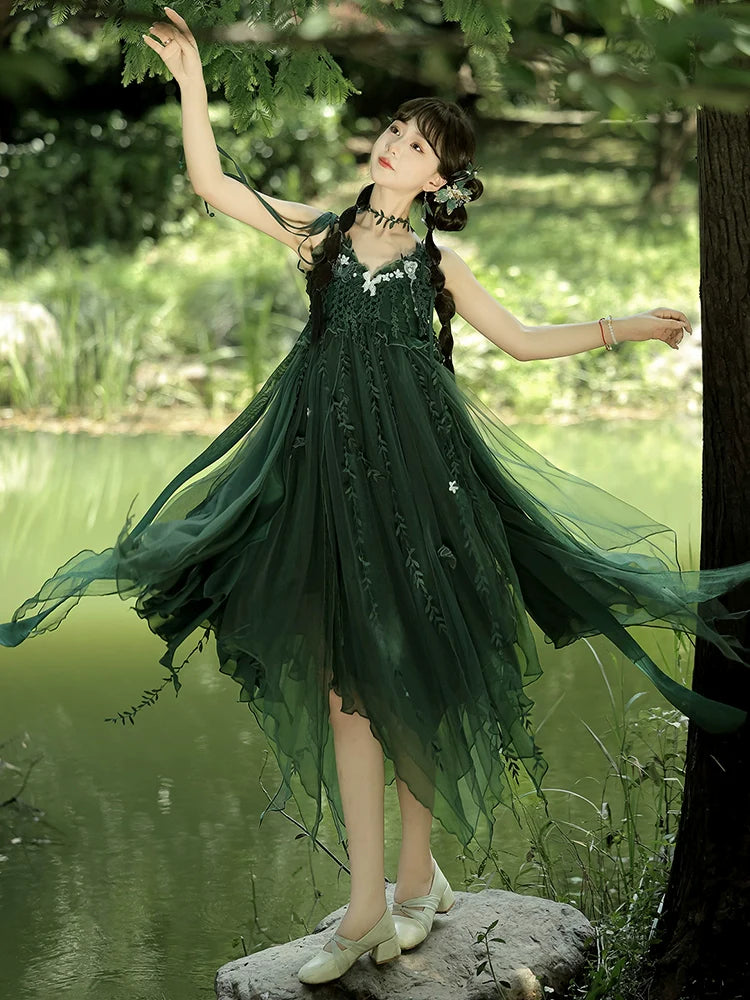 Qi Lolita Tang Dynasty Hanfu, Forest