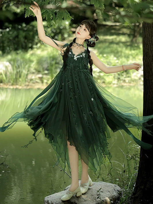 Qi Lolita Tang Dynasty Hanfu, Forest