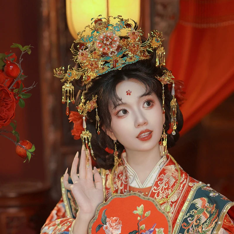 Chinese Wedding Hair Accessories: Jinfeng