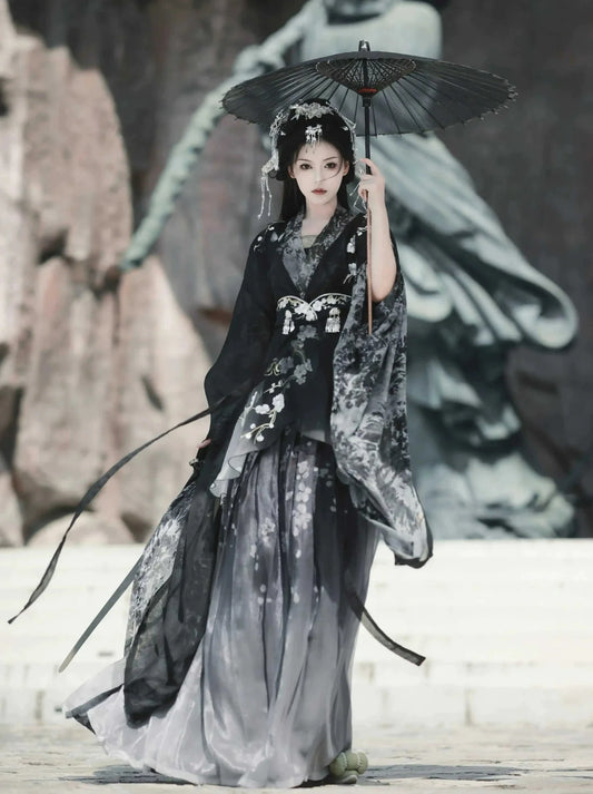 Unstained 不染尘 - Wei Jin Wuxia Style Qiyao Ruqun (Preorder)