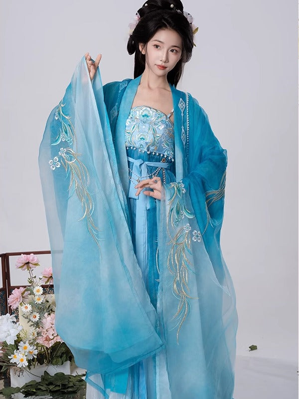 Starry Night River 如梦星河 - Tang Dynasty Style Modern Hanfu Dress Heziqun