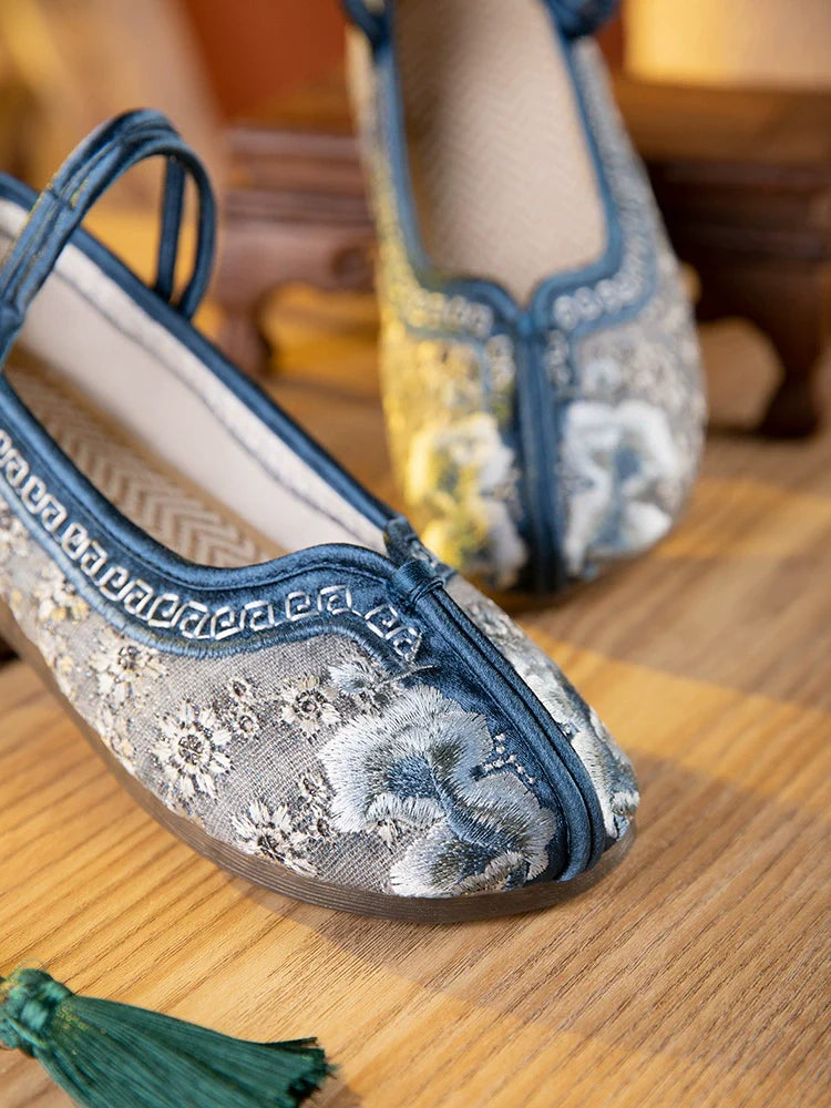 Chloe - Embroidered Cheongsam Shoes