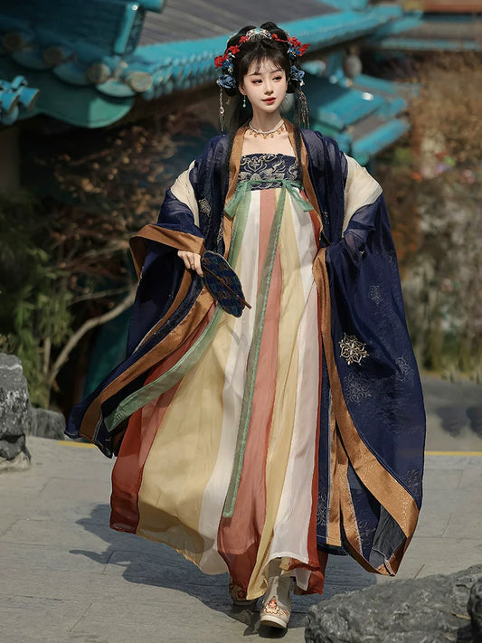 Memories of Tang 盛唐忆 - Tang Dynasty Style Qixiong Ruqun
