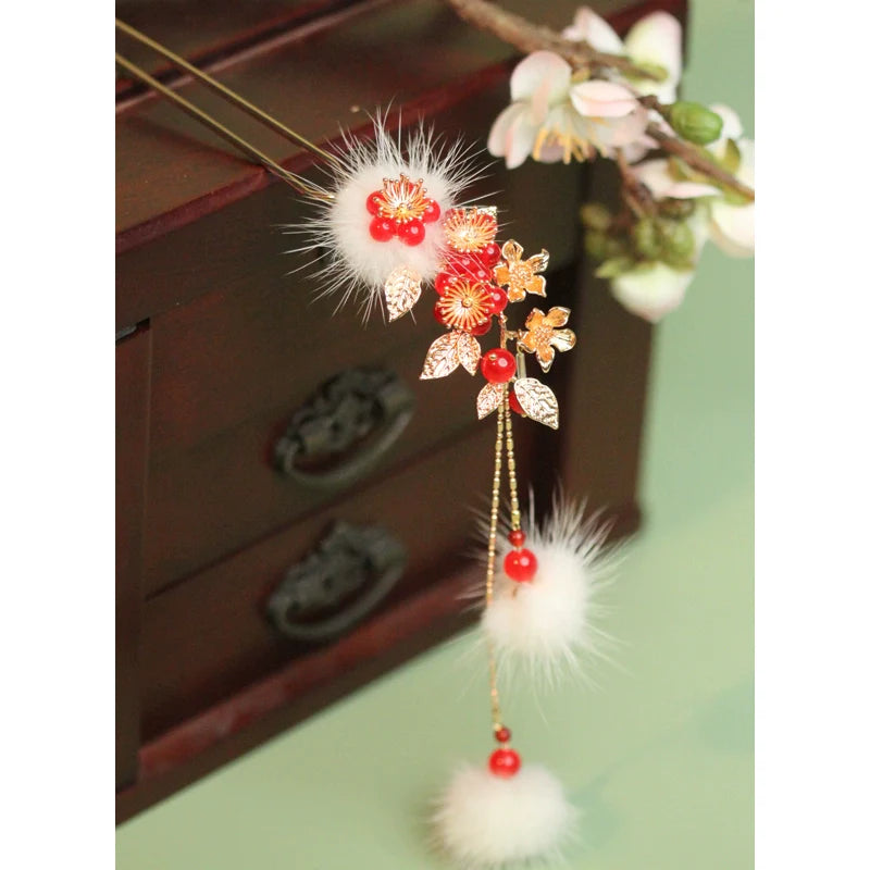 Hair Pin: Plum