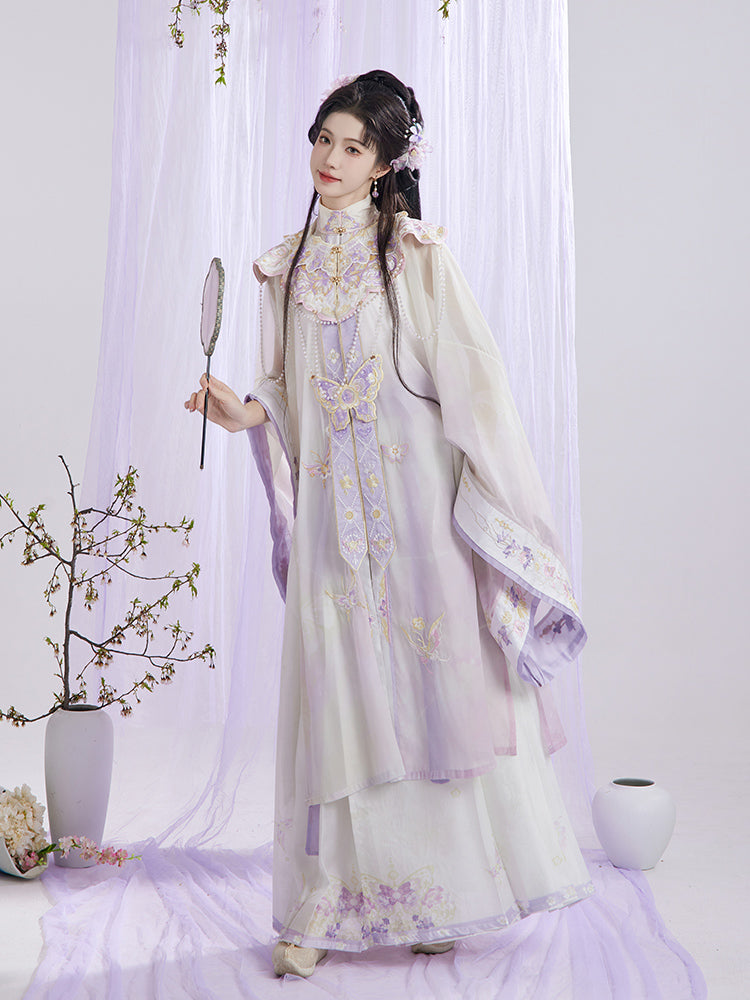 Lifelike 栩栩 - Cloud Collar & Mamianqun Ming Dynasty Hanfu Set