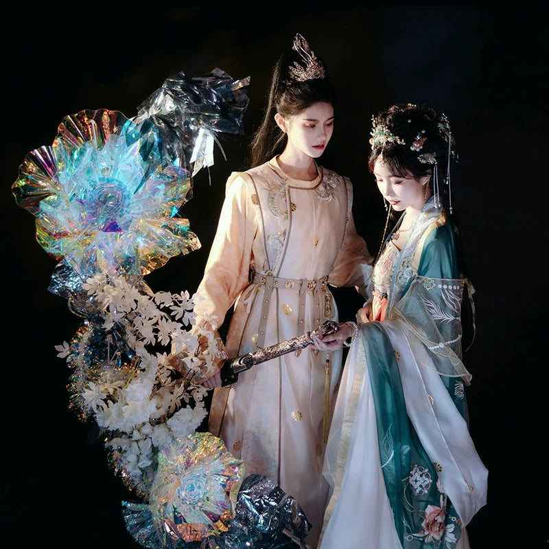 Tang Dynasty Hanfu Robe - Eternal Dawn 东君云梦