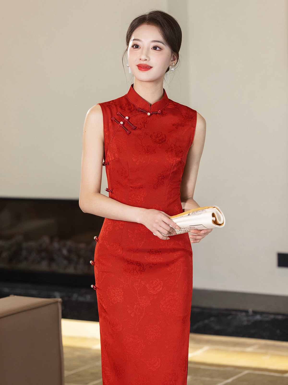 Brewing Happiness - Wedding Cheongsam for Tea Ceremony
